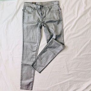 Buffalo Jeans Silver-foil Skinny Jeans
 NWT